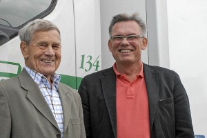 Bengt Nilsson och nuvarande VD Roger Nilsson.