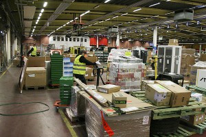 Arbete i terminalen